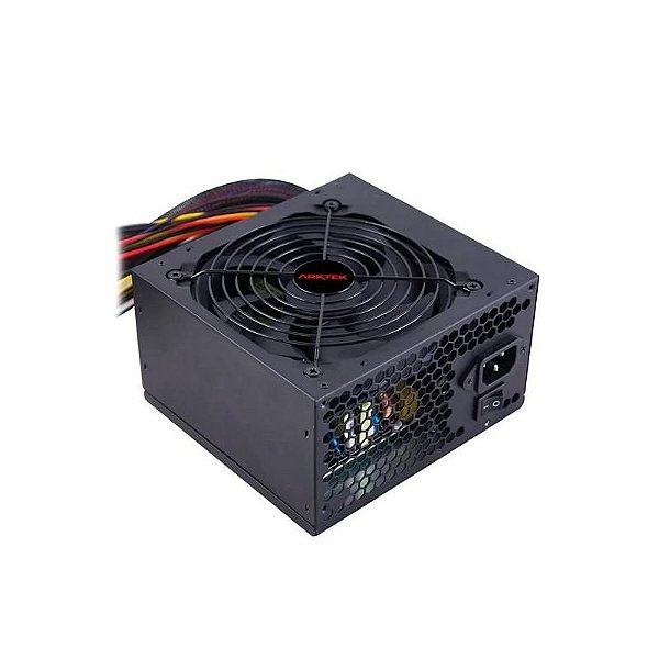 Fonte Arktek AK-ATX350W 350W ATX - Preto Elegante e Eficiente