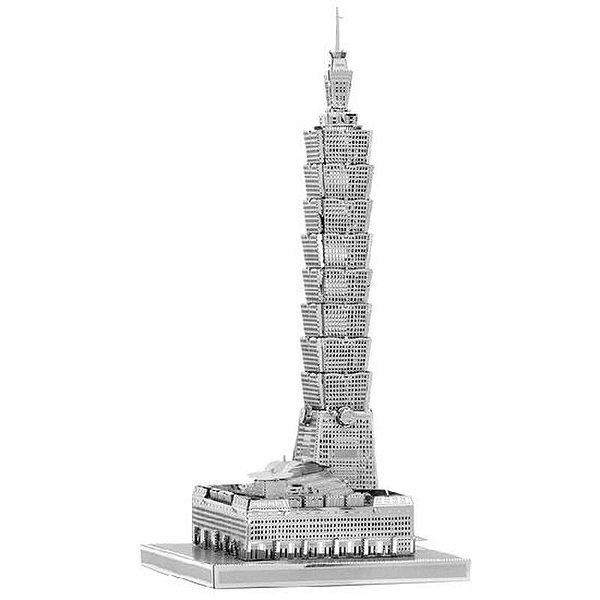 Inc Metal Earth Icx007 Taipei 101 - Modelo De Construção Em Metal Da Fascinations