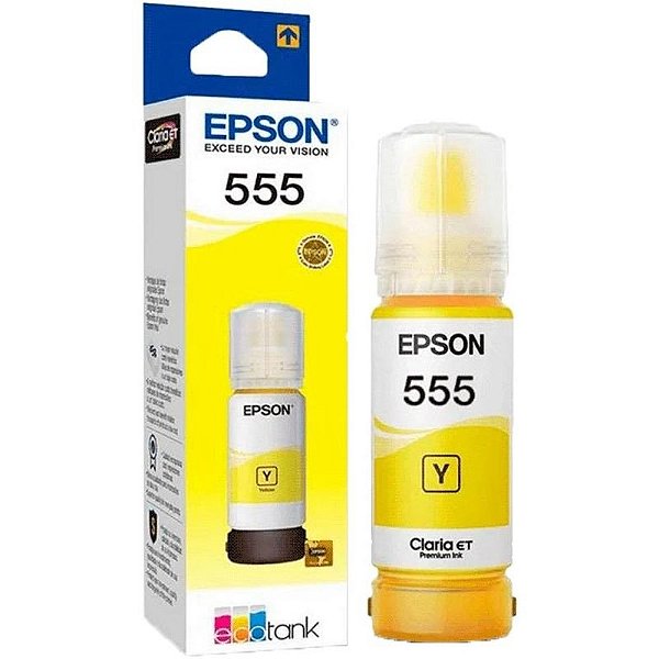 Tinta Epson T555420 Refil De 70Ml Amarelo