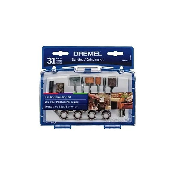 Kit De Lixamento E Moagem Dremel 31 Peças 686-01