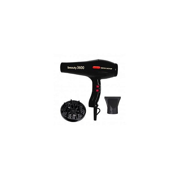 Secador Profissional Mega Star Preto 220V 3600W SC226