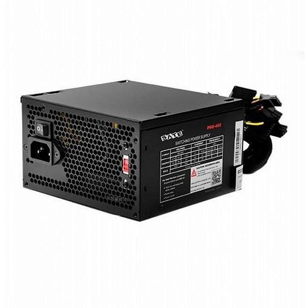 Fonte SATE PRO460 400W com Cabo PCI-e 6PIN/8PIN para CPU