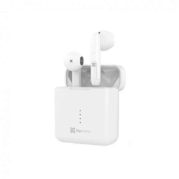 Fone de Ouvido Klip KTE-010WH Touch Duplo Branco