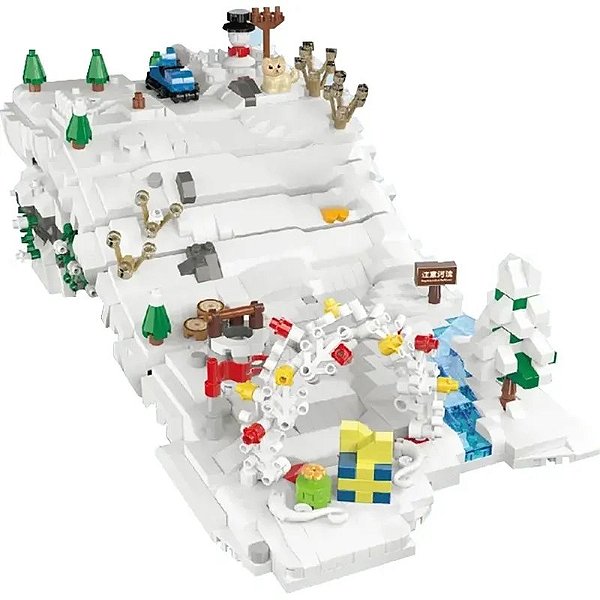 Blocos de Construção Koco - Esportes Radicais: Esqui, 1543 Peças