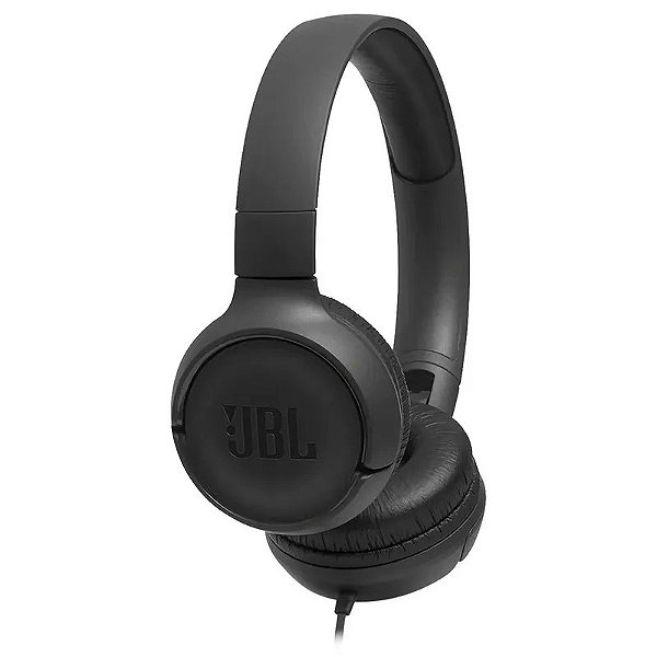 Fone de Ouvido JBL Tune 500 - Preto com Potente Reforço de Graves