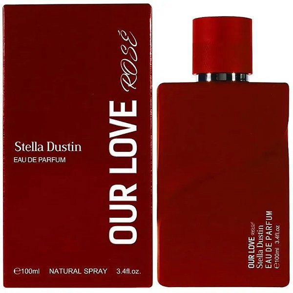 Perfume Feminino Eau de Parfum Stella Dustin Our Love Rosé 100mL
