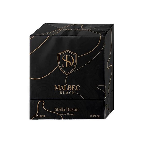 Perfume Masculino Stella Dustin Malbec Black EDP 100 ML - Elegância e Sofisticação.