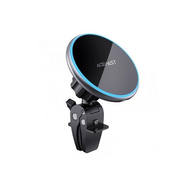 Suporte Magnético Acefast D3 com Carregamento Sem Fios 15W - Prata