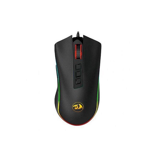 Mouse Gamer Redragon M711 Cobra 10000 DPI RGB Preto