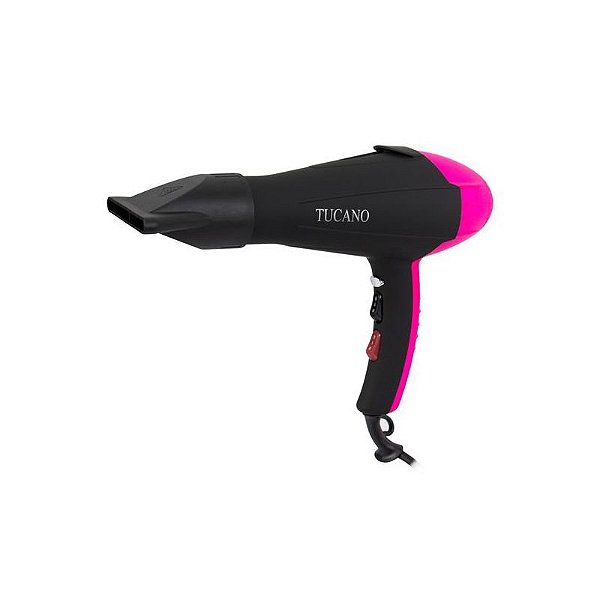 Secador de Cabelo Tucano TC-9090 - 8600W - Preto e Rosa - 220V de Alto Desempenho