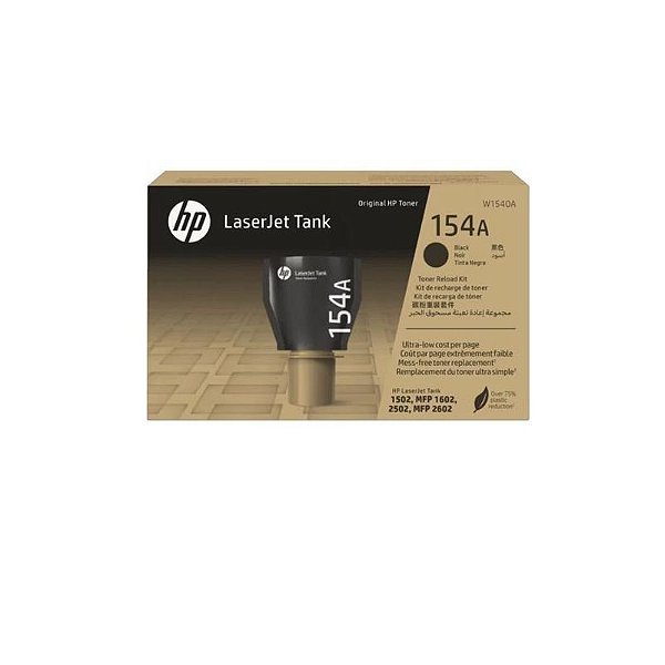 Toner Preto HP W1540A (154A) - 2602W, Alta Qualidade para Impressoras HP