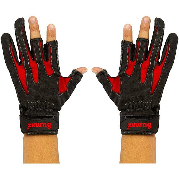 Luvas de Pesca Profissionais Sumax - Modelo Angler 8