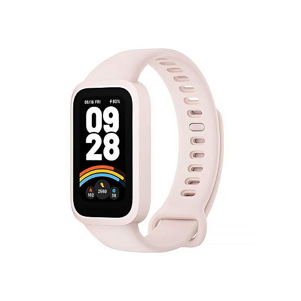 Pulseira Inteligente Xiaomi Smart Band 9 Ativa M2435B1 Bluetooth - Cor Rosa