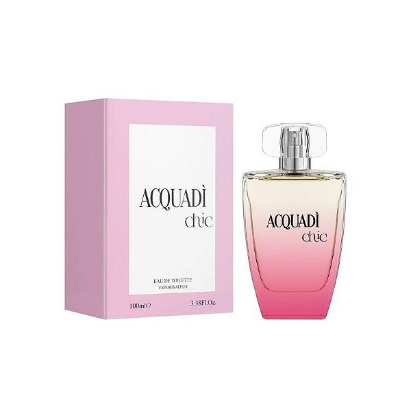 Perfume Acquadi Chic - Eau de Toilette Feminino 100ML - Elegância e Frescor em Cada Gotinha