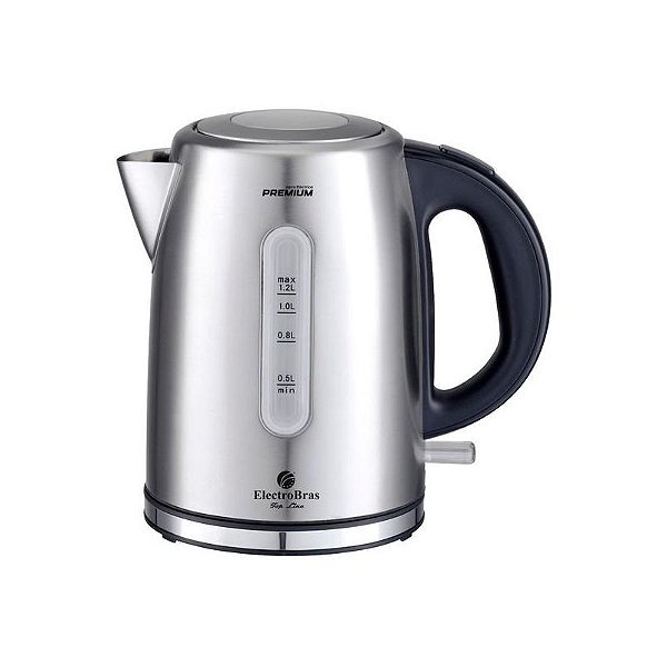 Chaleira Elétrica Premium Electrobras EBJE-03 1.2L 110V com Design Moderno e Elegante