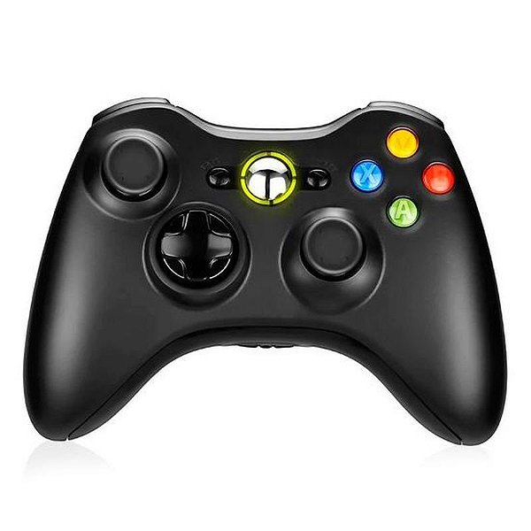Controle Sem Fio Microsoft para Xbox 360 - Cor Preta