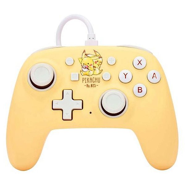 Controle Powera Enhanced Wired Pikachu para Nintendo Switch - Modelo PWA-A-04471