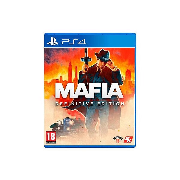Jogo Mafia Definitive Edition - PS4 - Edição Definitiva do Clássico Gameplay de Ação