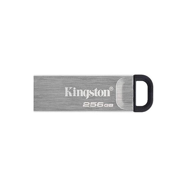 Pendrive Kingston DataTraveler Kyson 256GB USB 3.2 - Prata para Armazenamento Rápido