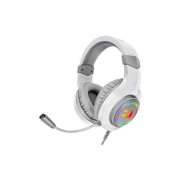 Fone de Ouvido Redragon H260W-RGB Hylas para Jogos - Branco