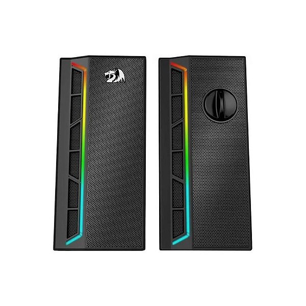 Caixa de Som Gamer Redragon GS580 Calliope RGB - Conexões USB e 3.5MM - Preta