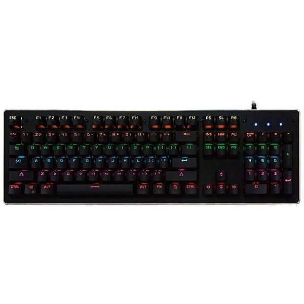 Teclado Mecânico Gamer RGB Satellite GK-302 King Fight - Fio Preto (Espanhol)