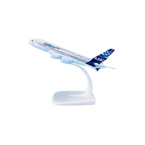 Modelo de Aeronave: Airbus A380 com Cores da Fábrica