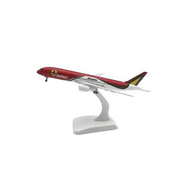 Modelo de Aeronave X: B787 Alitalia Ferrari