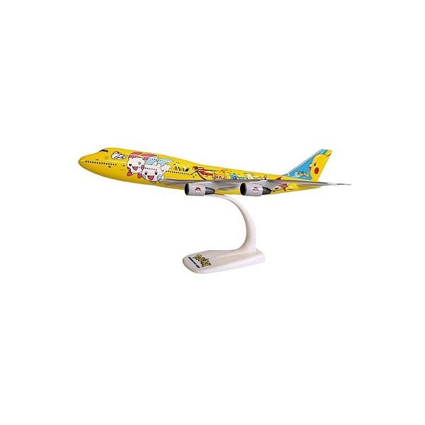 Modelo de Aeronave 1:X B747 Ana Japão - Edição Especial Pokémon