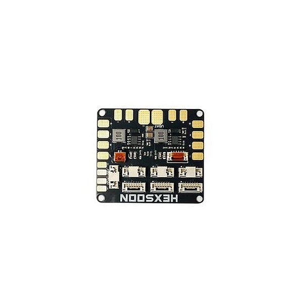 Distribuidor de Energia Hexagonal para Modelismo. Placa HS011