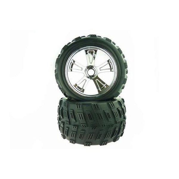 Cubo Da Roda Ht Cromado 1/8 Caminhão 2 Peças 824003V