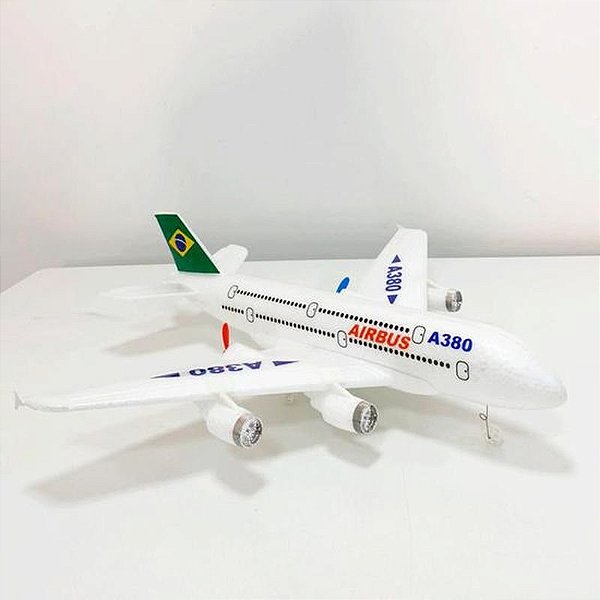 Modelo de Aeronave A380 - Avião de Colecionador HW30