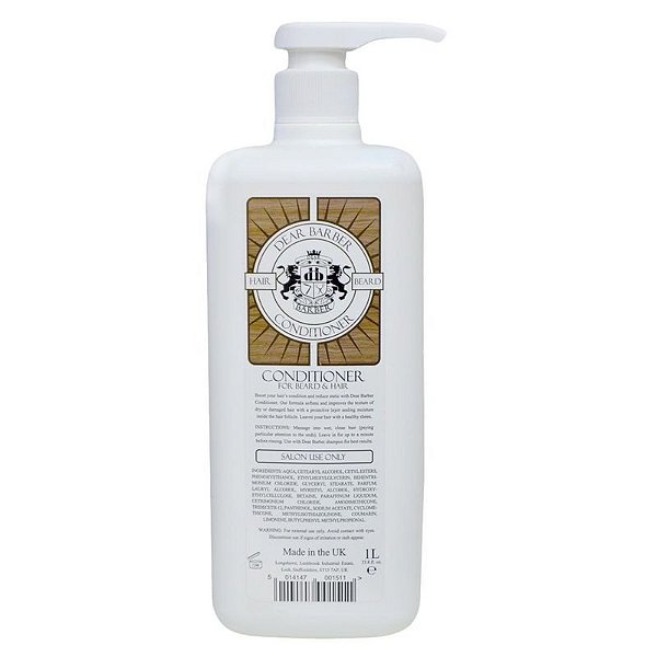 Condicionador Profissional para Cabelo e Barba Dear Barber 1L