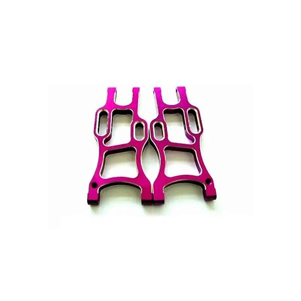 Braços Traseiros de Alumínio Roxo para Modelismo Modelismo Ht 06049