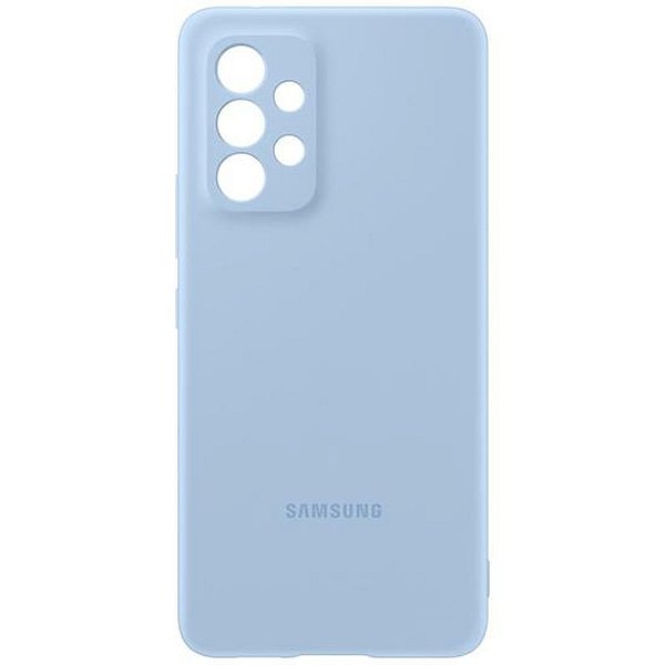 Capa De Silicone Azul Para Samsung Galaxy A53 5G - Modelo Ef-Pa536Tlegww