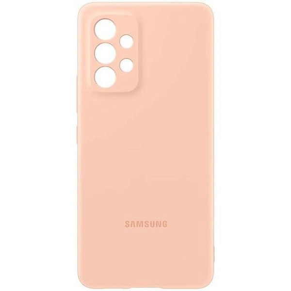 Capa De Silicone Samsung Para Galaxy A53 5G - Cor Rosa