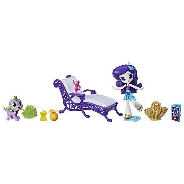 Brinquedo My Little Pony Rarity Relax na Praia - Conjunto E1084