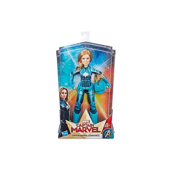 Capitã Marvel Starforce Básico. Hasbro E4945