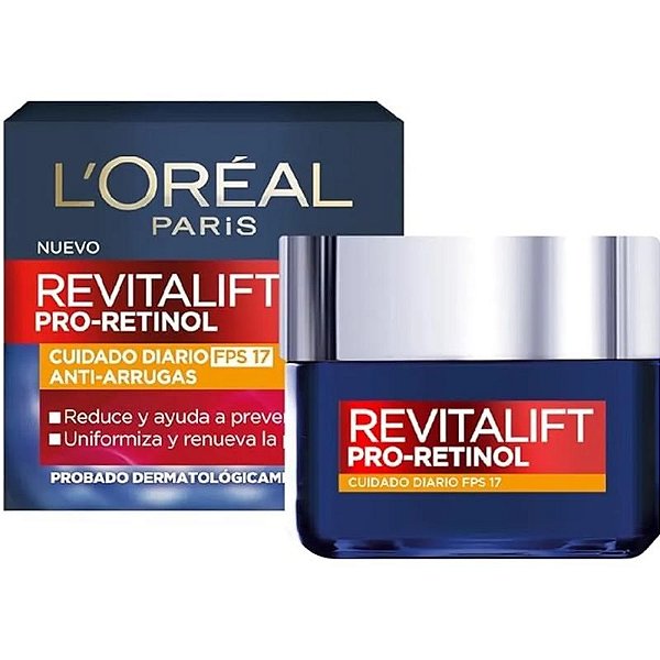 Creme Anti-Idade L'Oréal Revitalift Pro-Retinol - 50mL para Redução de Rugas