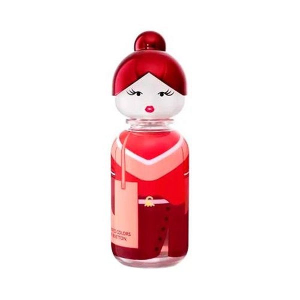 Benetton Sisterland Eau de Toilette Feminino 80ML - Fragrância Inovadora em Tom Vermelho