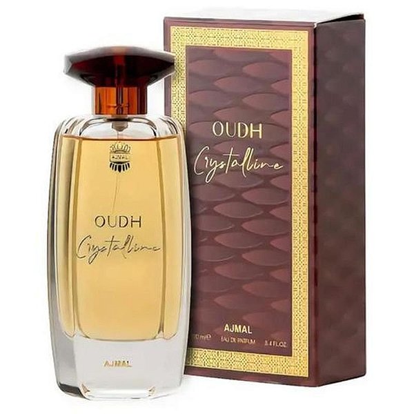 Perfume Ajmal Oudh Crystalline Eau de Parfum Unissex 100 ML - Elegância e Sofisticação