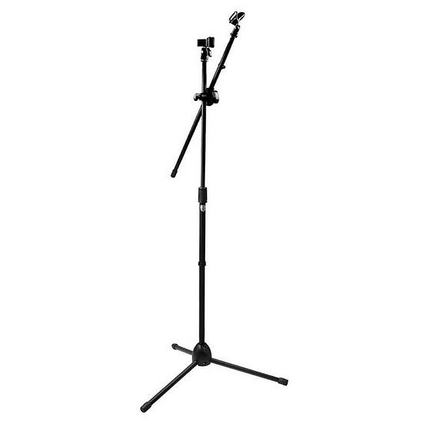 Tripe Kool Sound MS-70B para Microfones - Suporte Duplo - Preto