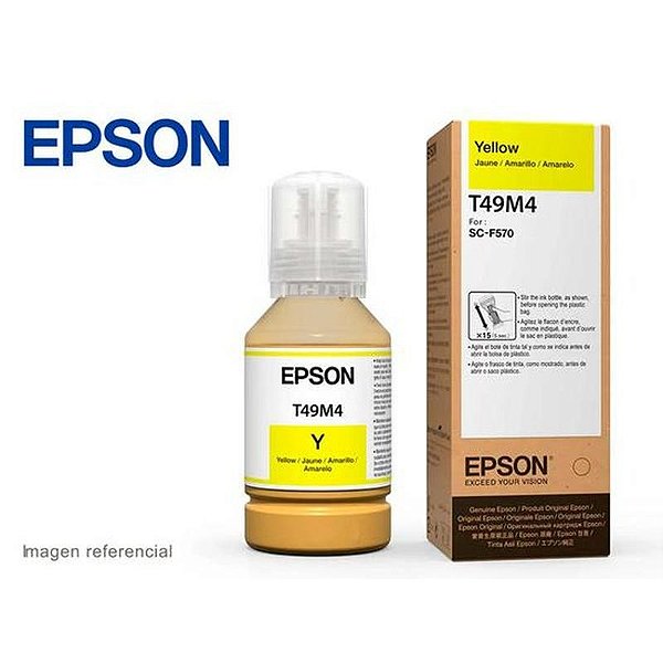 Tinta Sublimatica Epson Ultra Amarela T49M420 para F170/F570 - 140ML