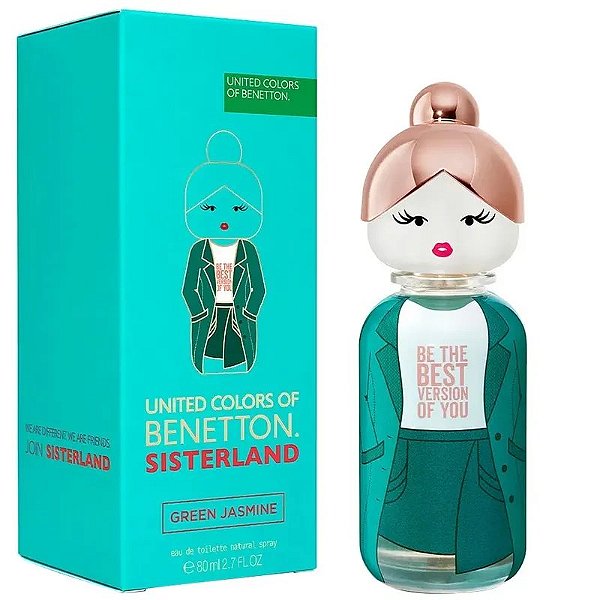 Perfume Benetton United Colors Sisterland Green Jasmine Eau De Toilette 80Ml Feminino