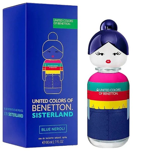 Perfume Benetton United Colors Sisterland Blue Neroli 80Ml - Eau De Toilette Feminino