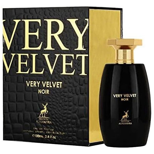 Perfume Feminino Maison Alhambra Very Velvet Noir EDP 100mL - Elegância e Sofisticação