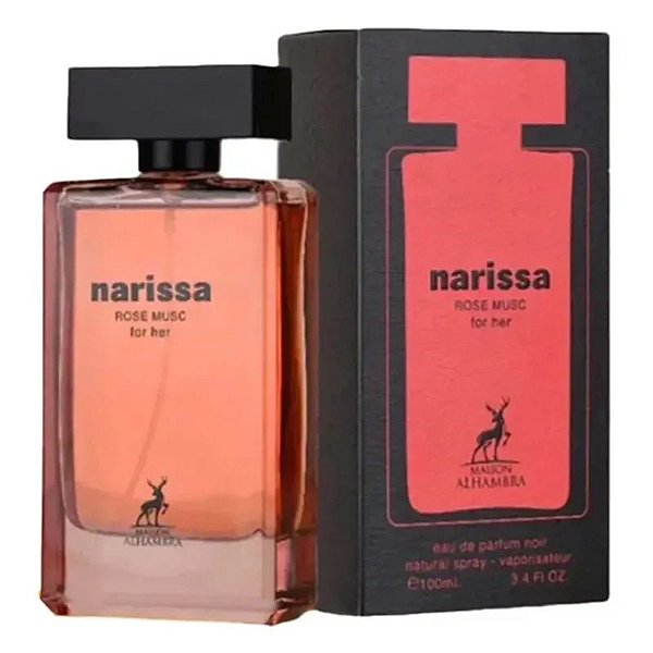 Perfume Feminino Maison Alhambra Narissa Rose Musc 100mL EDP