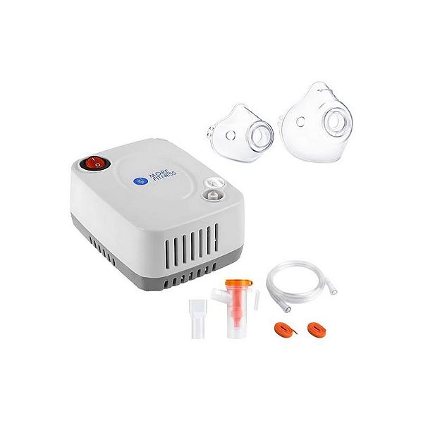 Nebulizador More Fitness MF-06NB - 10 ML, 110V, Branco e Cinza