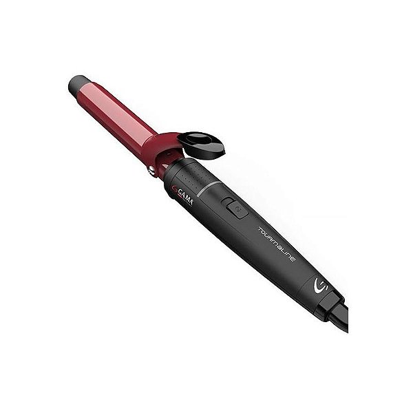 Modelador de Cabelo Gama New Tour RGSTD-N 25mm 220V Bivolt - Preto e Vermelho
