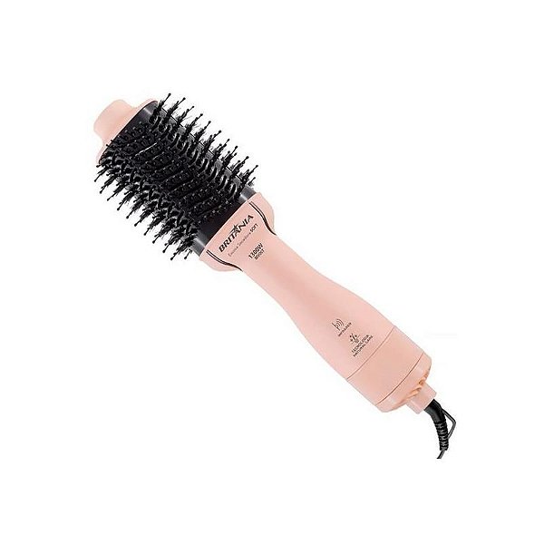 Escova Elétrica Britânia Soft BEC07R 1300W Bivolt - Rosa e Preta